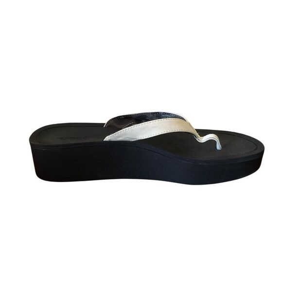 OluKai Women's Black and White Sandals - Picture 12 of 12